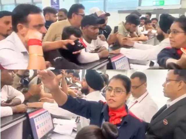 एयरपोर्ट हंगामा