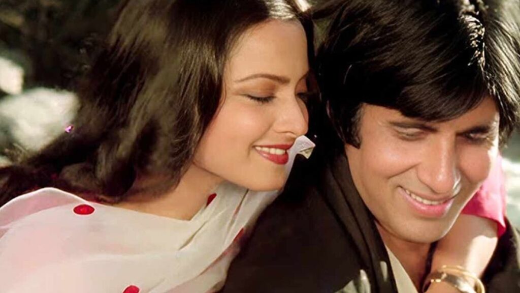 Rekha and Amitabh Bachchan