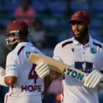 Hope and Campbell batting