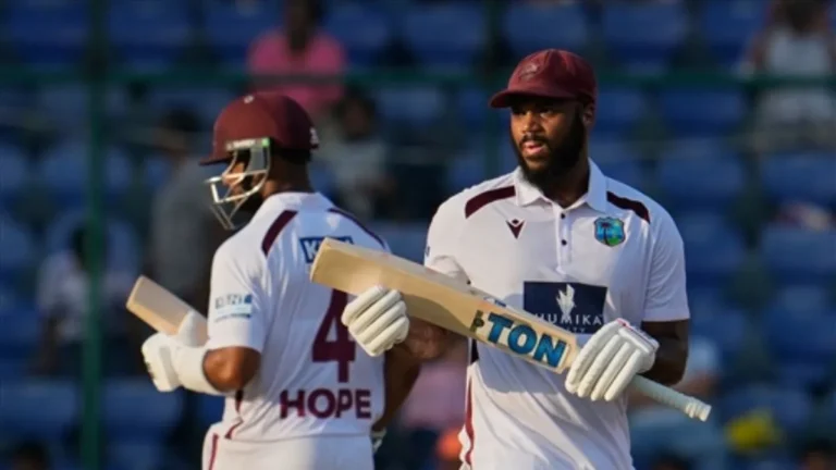Hope and Campbell batting