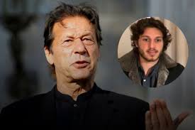 Imran khan and his son Kasim