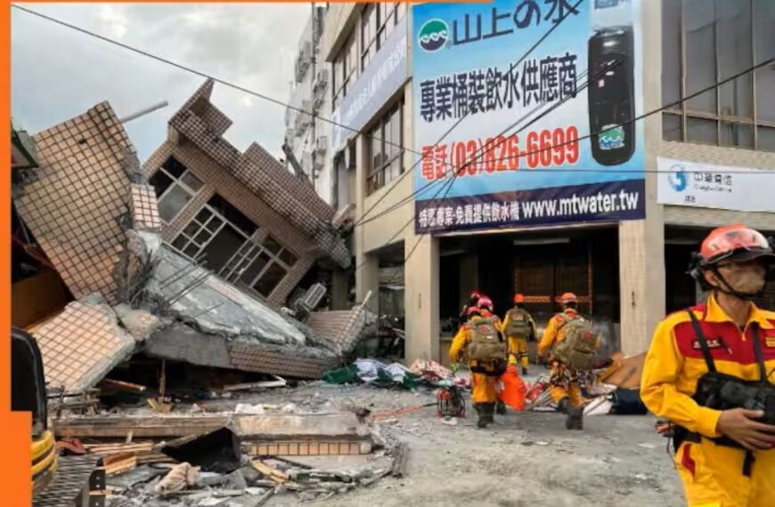 Taiwan earthquake magnitude 7 Yilan city map impact