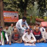 Mundan in Bichpuri Protest, Agra