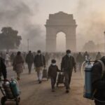 Smog at India Gate