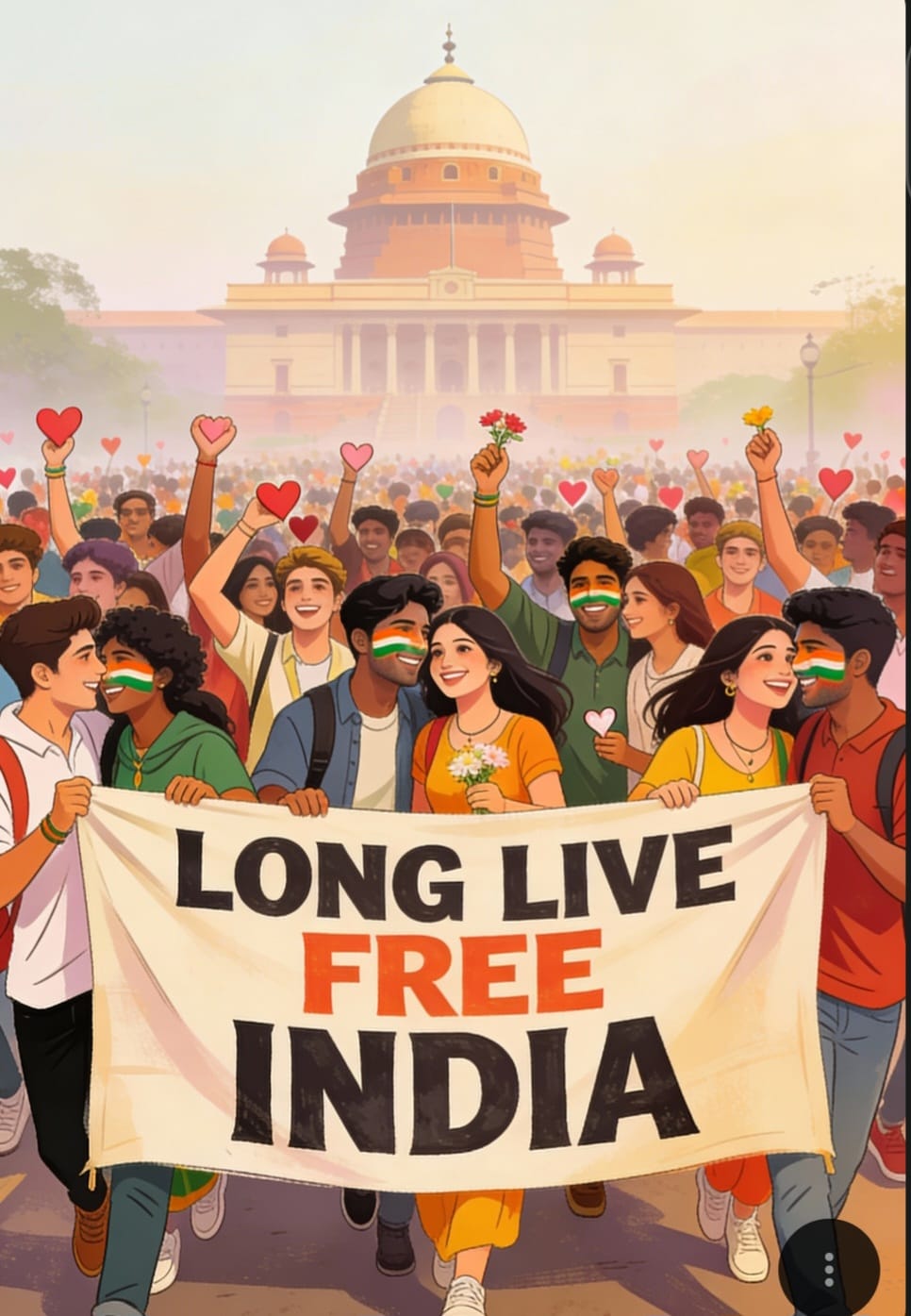 Long Live free India