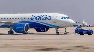Indigo aeroplane