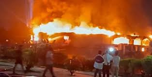 Fire in Goa night club