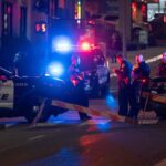 UP Police investigating crime scene at night in Faridpur Bareilly murder case 2026