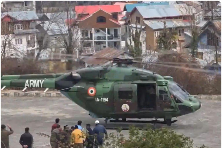 Army vehicle accident Doda Jammu Kashmir 10 jawans martyred rescue operation helicopter news 2026