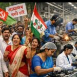 पश्चिम बंगाल और तमिलनाडु के आर्थिक विकास मॉडल की तुलना दर्शाता दृश्य