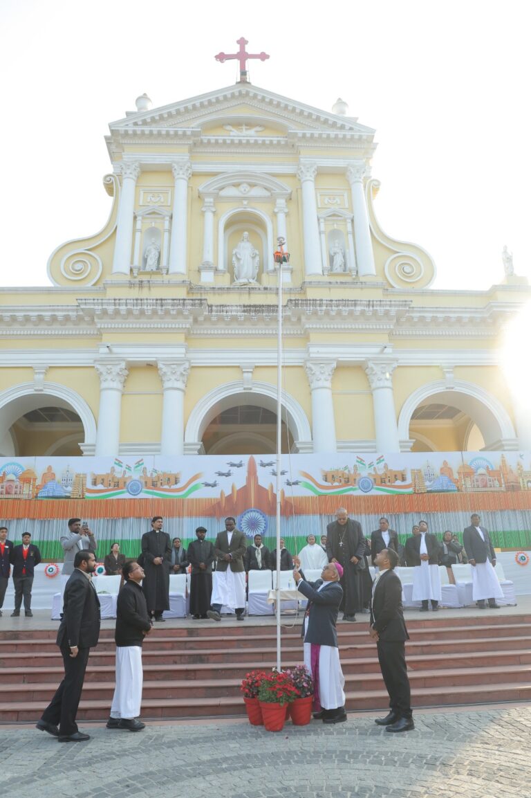 Agra Cathedral Church Republic Day celebration 2026 Archbishop Dr Rafi Manjaly flag hoisting cultural program news