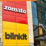 Zomato Blinkit delivery partner delivering food on new year eve record orders