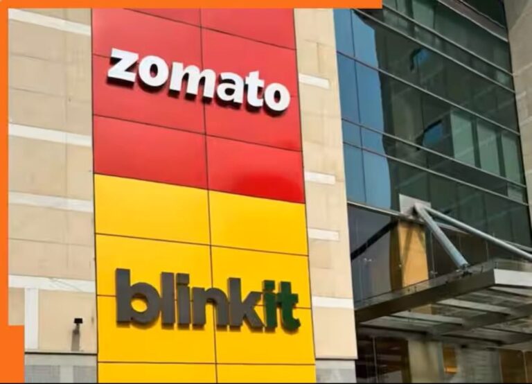 Zomato Blinkit delivery partner delivering food on new year eve record orders