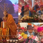 Dhananjay Singh with Brij Bhushan Sharan Singh and RSS leader in Gonda UP politics