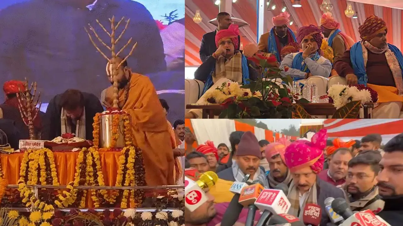 धनंजय सिंह ने चढ़ाया UP का सियासी पारा: बृजभूषण के घर RSS नेता संग हाजिरी, अखिलेश के सवाल पर जोड़े हाथ