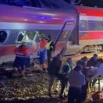 Barcelona train accident rescue operation retaining wall collapse Spain news 2026