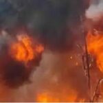 Cylinder blast in Agra Raghuvir Kunj colony fire brigade investigation short circuit