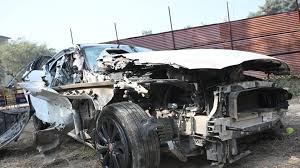 Noida Jaguar car accident Sector 49 Falak Ahmed death truck collision news 2026