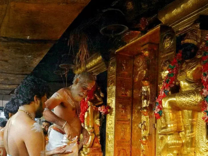 सबरीमाला मंदिर के गर्भगृह और द्वारपाल मूर्तियों से सोना चोरी मामले की जांच