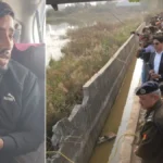 मीडिया से बातचीत करता मुनेंद्र सिंह एवं घटनास्थल की जांच करती एसआईटी।