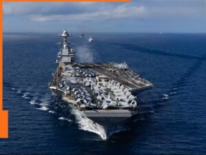 USS Gerald R Ford World's Largest Aircraft Carrier Iran Conflict Abhimanyu Singh