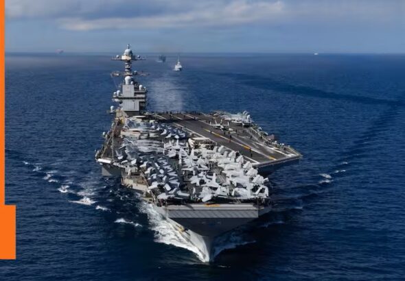 USS Gerald R Ford World's Largest Aircraft Carrier Iran Conflict Abhimanyu Singh