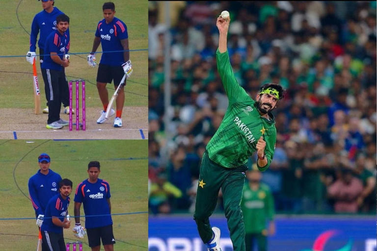 Suryakumar Yadav Batting against Usman Tariq India vs Pakistan Taj News