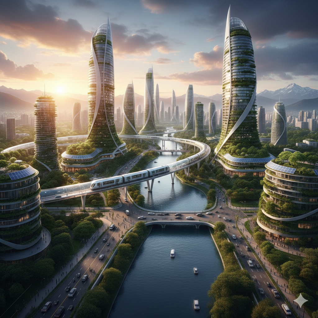 Simbolic image of city