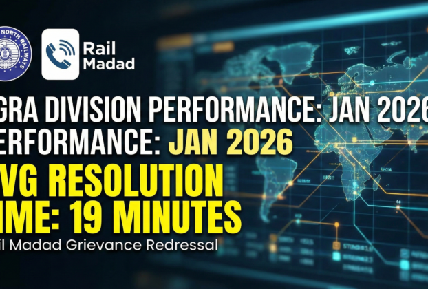 Rail Madad App success in Agra Division, DRM Gagan Goyal, Indian Railways