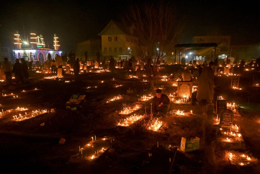 Agra Shab-e-Barat celebrations graveyards illuminated Panchkuiyan Kabristan news and US tariff cut impact on shoe industry