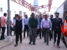 General Manager North Central Railway Naresh Pal Singh inspecting Agra division railway tracks and Amrit Bharat stations