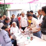 Free health camp by Lions Club Agra Vishal and Diabetes Forum in Baldeo Mathura Taj News report