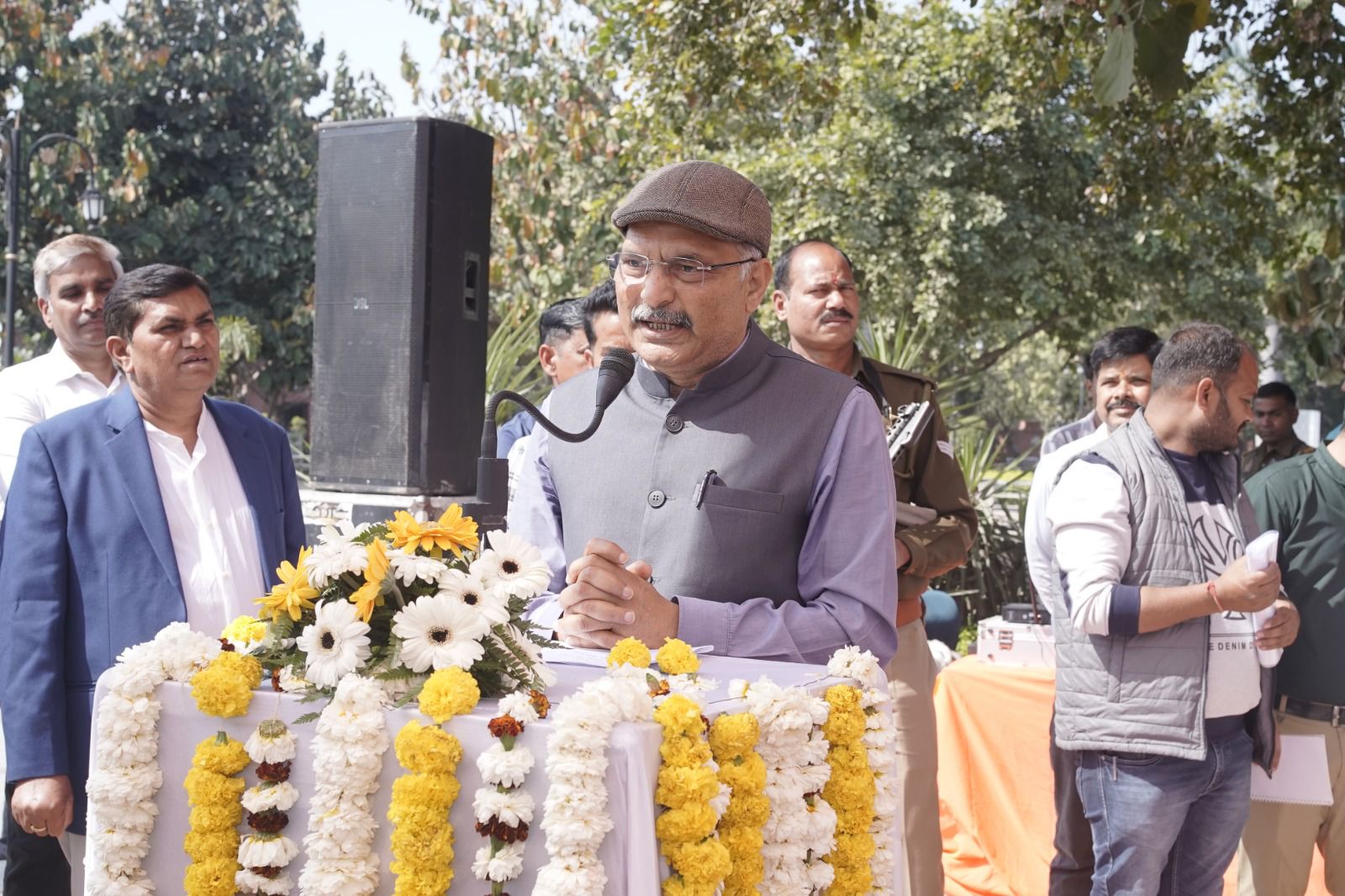 फतेहपुर सीकरी गुलिस्ताँ पार्किंग का सौंदर्यीकरण