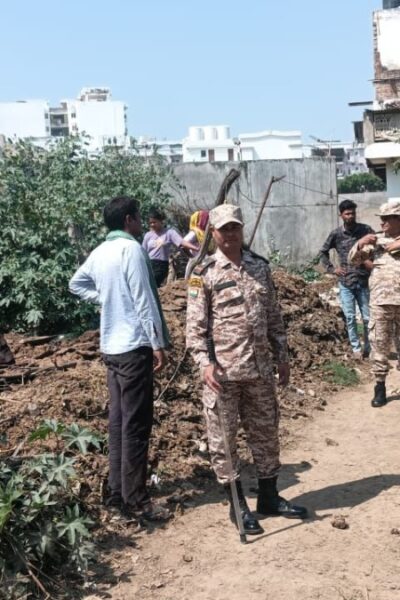 सिकंदरा योजना में अवैध कब्जा हटाया और बुलडोजर कार्रवाई