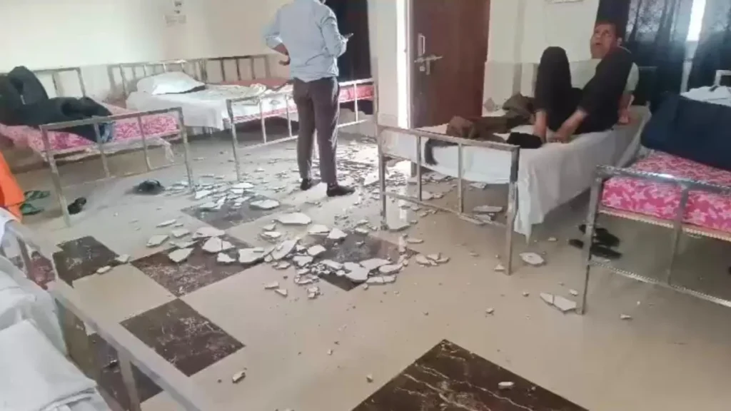 Ceiling collapse at TTE Rest House Agra Fort Railway Station raises questions on construction quality, Indian Railways NCR