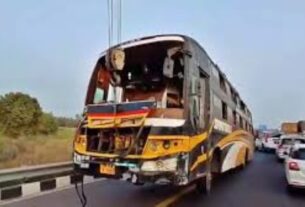 Purvanchal Expressway Bus Accident Lucknow Taj News Ground Report