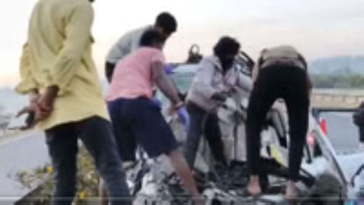 Bengaluru Road Accident SUV Bike Collision Hoskote Abhimanyu Singh