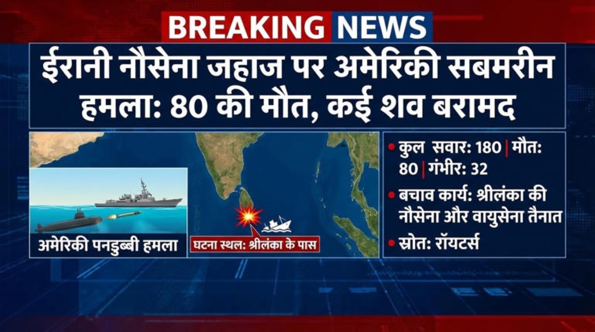 ईरानी जहाज पर सबमरीन से हमला और रेस्क्यू