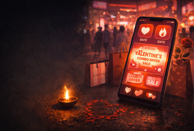 Brij Khandelwal article on Valentine market and modern love