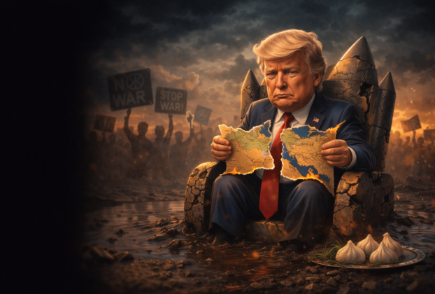 Brij Khandelwal article on US Iran conflict, Donald Trump Operation Epic Fury and public opinion