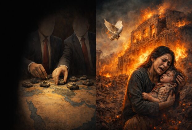 Brij Khandelwal opinion article on Iran war, human cost of global conflicts and need for peace