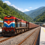 मिजोरम में खाद्यान्न आपूर्ति मालगाड़ी