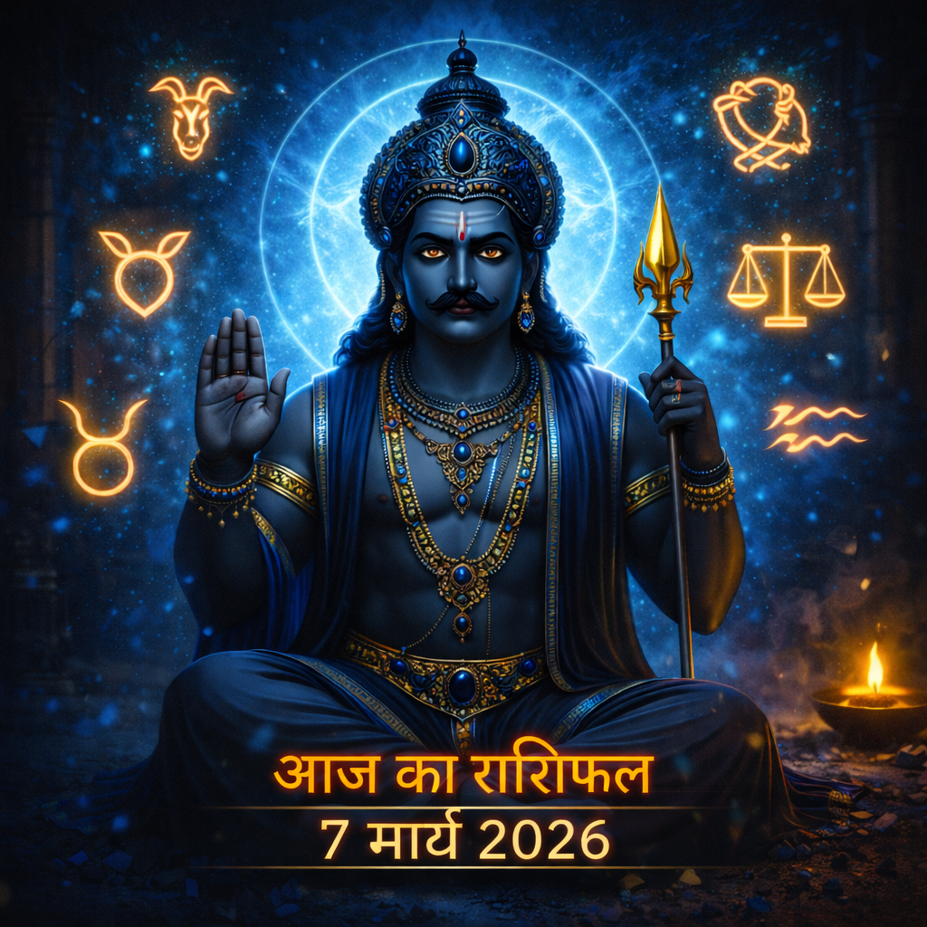 आज का राशिफल 7 मार्च 2026 शनि देव की कृपा ताज न्यूज़ आगरा