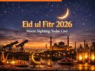 भारत में ईद-उल-फितर 2026 चांद दिखने की घोषणा और मौलाना खालिद रशीद फरंगी महली की रपट - ताज न्यूज़।