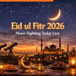 भारत में ईद-उल-फितर 2026 चांद दिखने की घोषणा और मौलाना खालिद रशीद फरंगी महली की रपट - ताज न्यूज़।