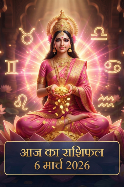 आज का राशिफल 6 मार्च 2026 मां लक्ष्मी की कृपा ताज न्यूज़ आगरा
