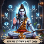 आज का राशिफल 9 मार्च 2026 भगवान शिव की कृपा ताज न्यूज़ आगरा