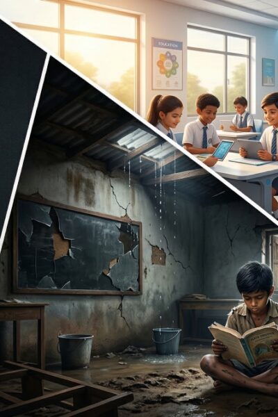 Brij Khandelwal article on Indian education system failure, government schools vs private schools and NEP 2020