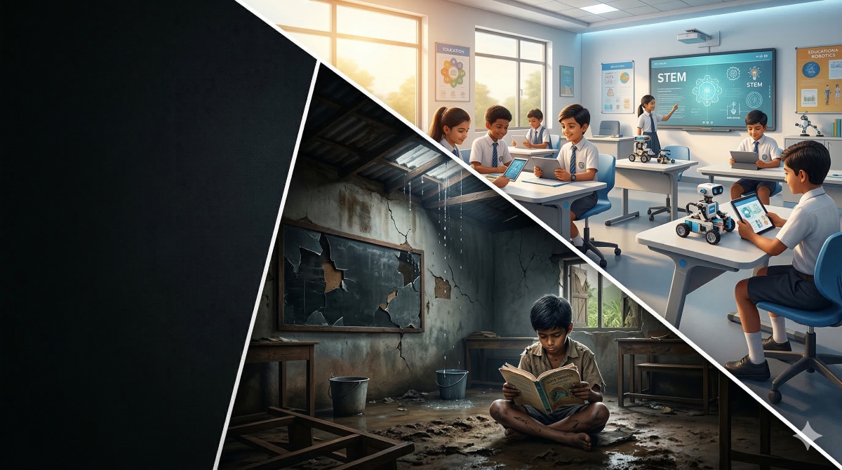 Brij Khandelwal article on Indian education system failure, government schools vs private schools and NEP 2020