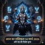 आज का राशिफल 14 मार्च 2026 शनि देव की कृपा ताज न्यूज़ आगरा
